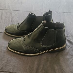 Cole Haan Black Leather Chukka Boots